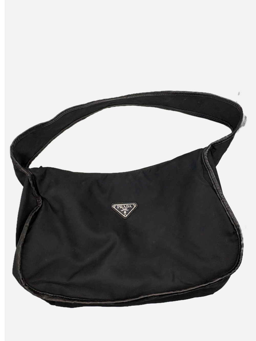 Prada Authentic Re-Edition 2000 Cloth Handbag‎ Purse Black